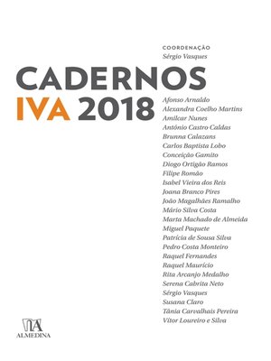 cover image of Cadernos IVA 2018